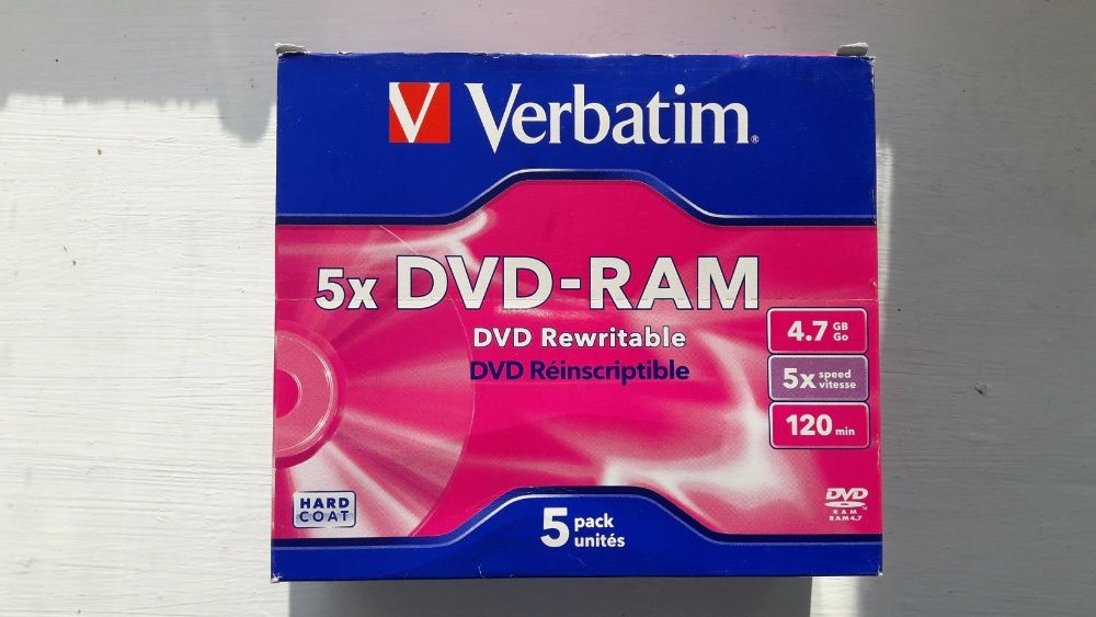 Verbatim DVDRAM 5x 4.7GB Новые и запечатанные в упаковке 700 грн. CD / DVD / пластинки