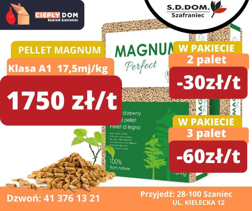 Pellet A1 MAGNUM Busko, Pińczów, Chmielnik, Gnojno