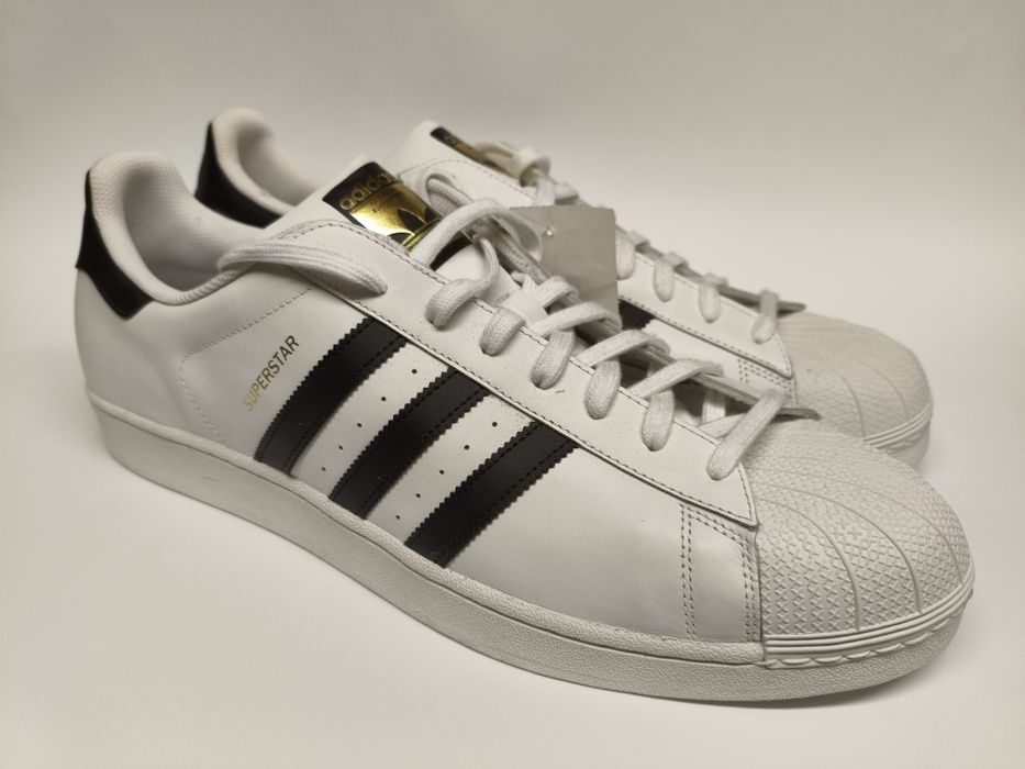 Buty Adidas Superstar sneakersy męskie sportowe białe 54 2/3 35cm