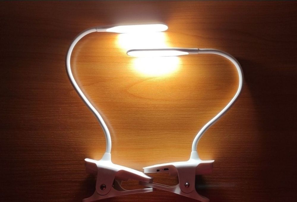 Лампа з акумулятором світлодіодна ТМ Optima (Німеччина) на прищепці