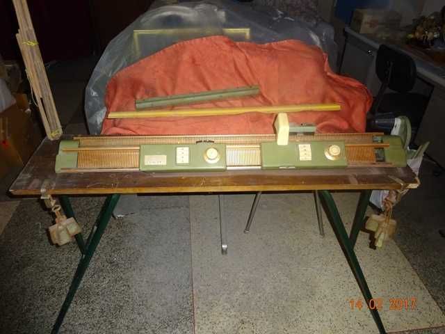 maquina tricotar singer verde