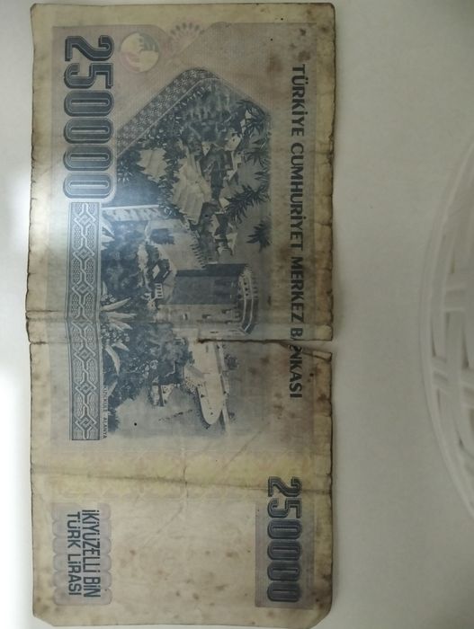 Câmbio de nota lira turk
