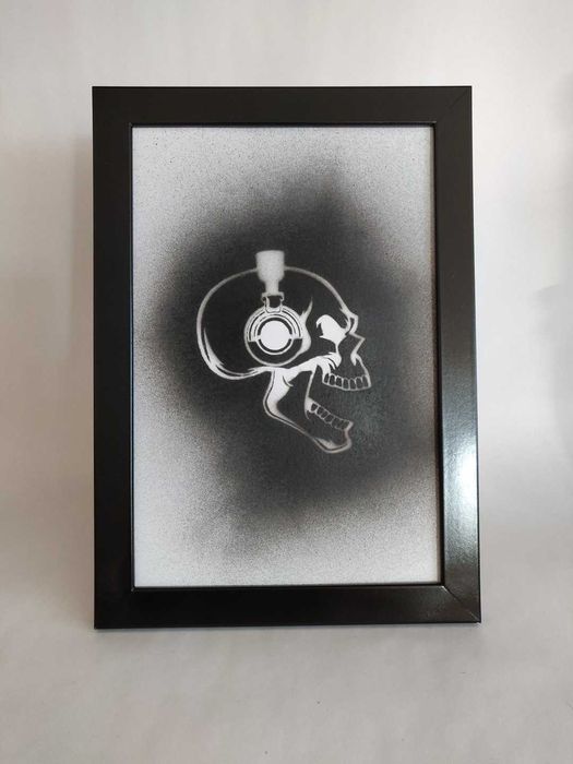 Quadro stencil, feito por mim