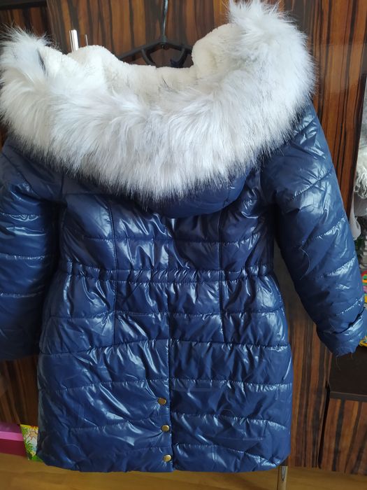 Зимовий плащик для дівчат 122 розмір