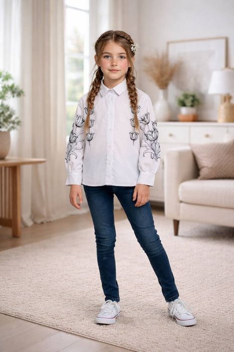 Сорочка з вишивкою для дівчат