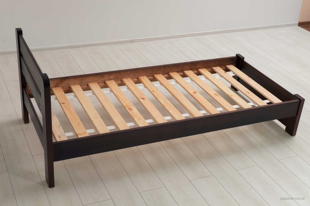 Кровать из дерева односпальная Рич 80х190см массив дерева