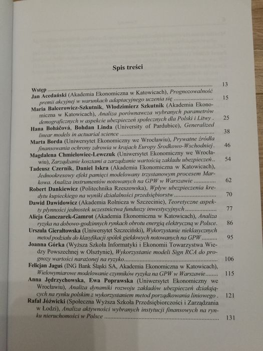 Inwestycje finansowe i ubezpieczenia-tendencje światowe a rynek polski