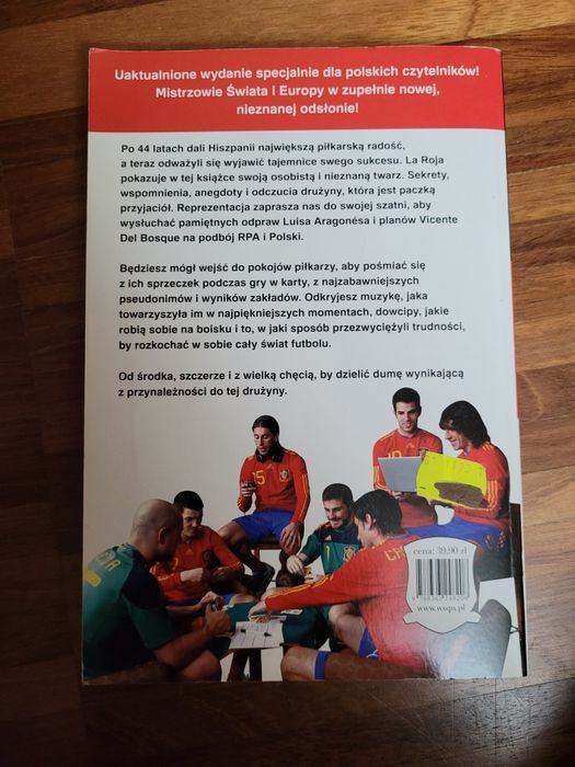 Książka piłkarska sportowa Sekrety La Roja 2012