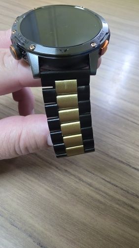 Zegarek-Smartwatch 1000mAh czarno-złoty