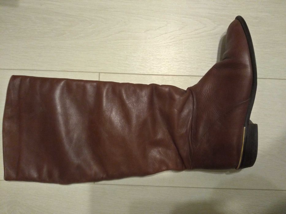 Kozaki jesienno- wiosenne damskie rozmiar 36, Skóra