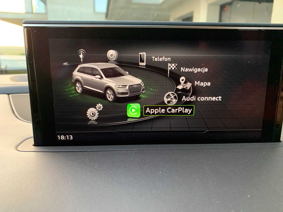 Carplay Android Auto Audi A6 C7 Q7 A4 B9 A5 Q5 Q8 VW Porsche MAPA USA