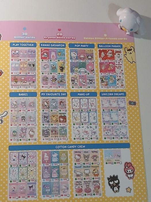 Hello Kitty and Friends: Fun Together - Cartas Panini