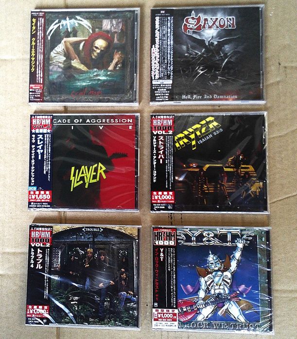 CD's novos e selados (Edições Japonesas) METAL!