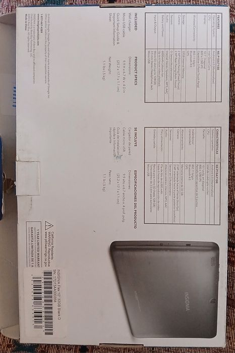 Планшет INSIGNIA 10.1