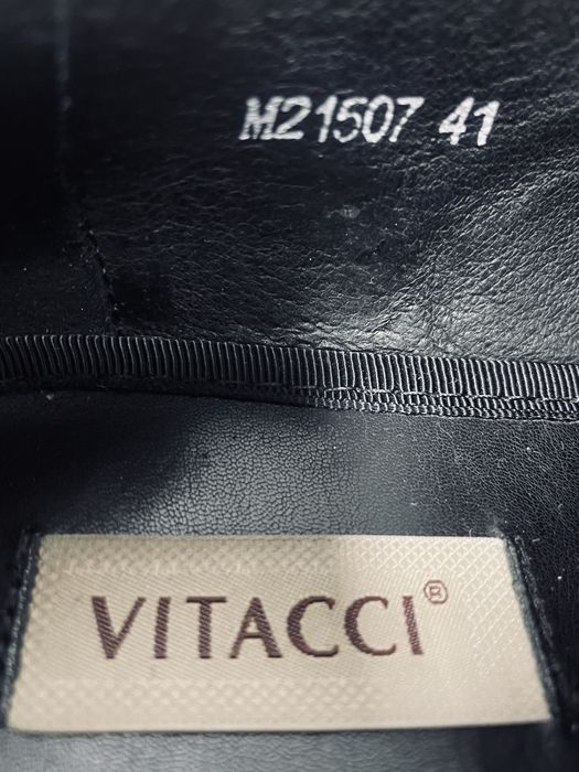 Туфлі  ботинки VITACCI  шкіряні 41/42р