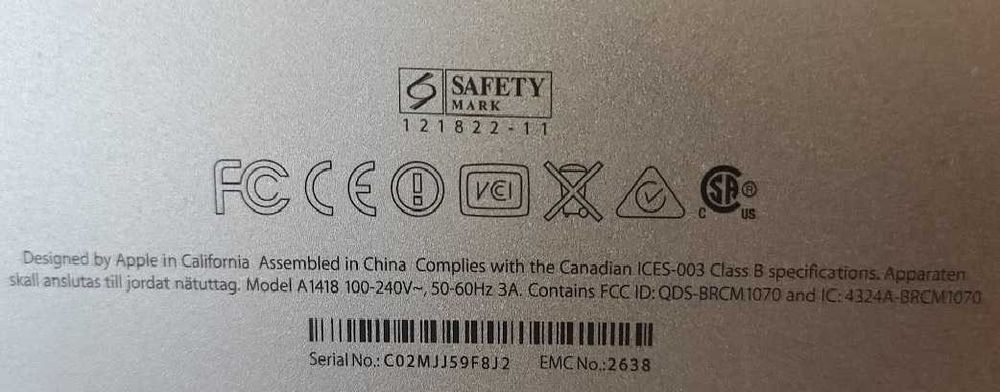 Apple 21.5" iMac Intel Core i5 2.7GHz/8GB/1TB/Iris Pro Відмінний стан