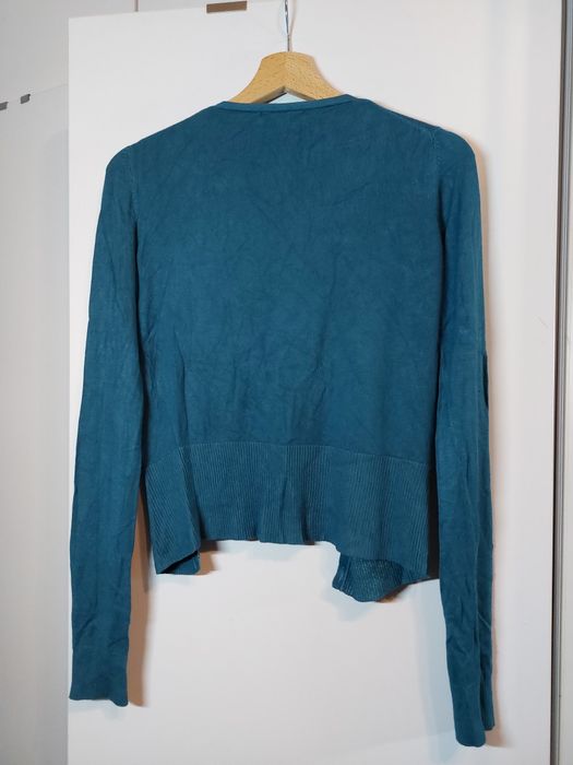 Niebieski sweter Mango 38/M kardigan sweter sweterek rozpinany trencz