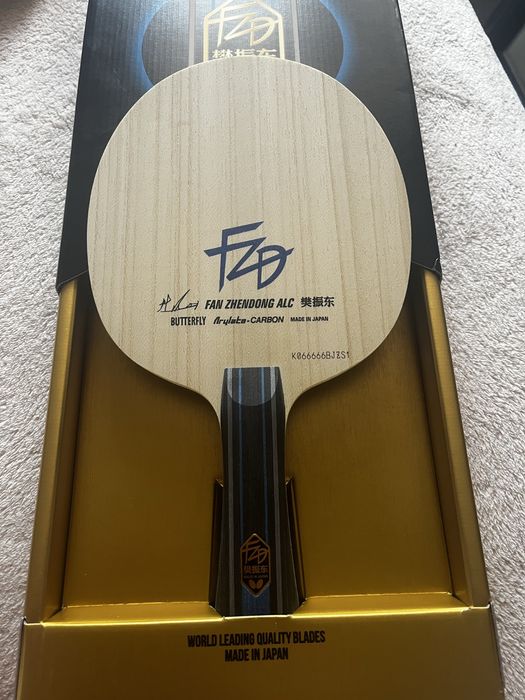 Продаю нову основу для настільного теннісу fan zhendong alc