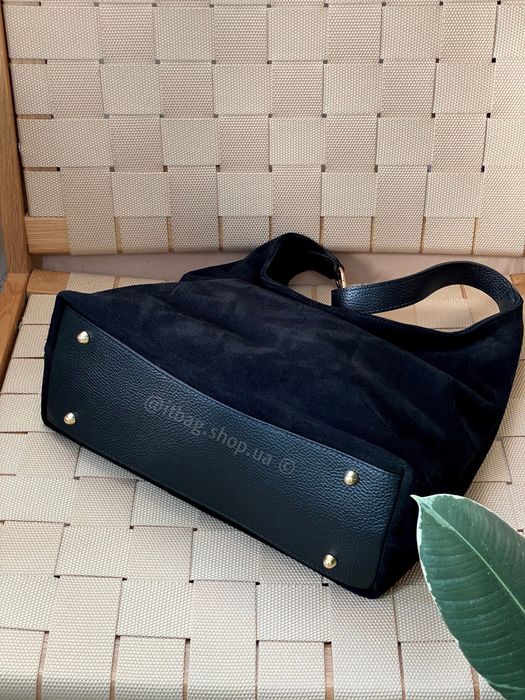 Італійська замшева сумка хобо мішечок. Замшевая сумка мешок итальянска