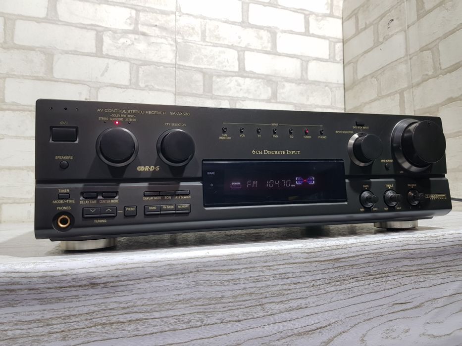 5.1 AV ресивер TECHNICS SA-AX 530,+1.,  *5x80 Вт, б/у з Німеччини