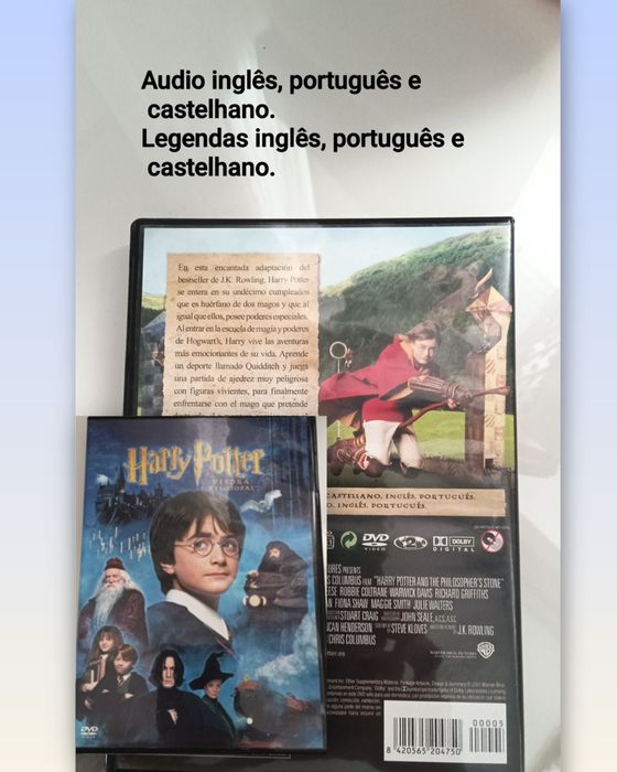 DVD Harry Potter a pedra filosofal