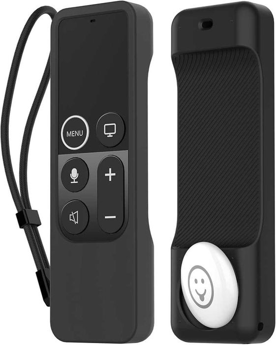 Silikonowe Etui AhaStyle do pilota Apple TV Siri Remote + Miejsce na AirTag (Glow in the Dark)