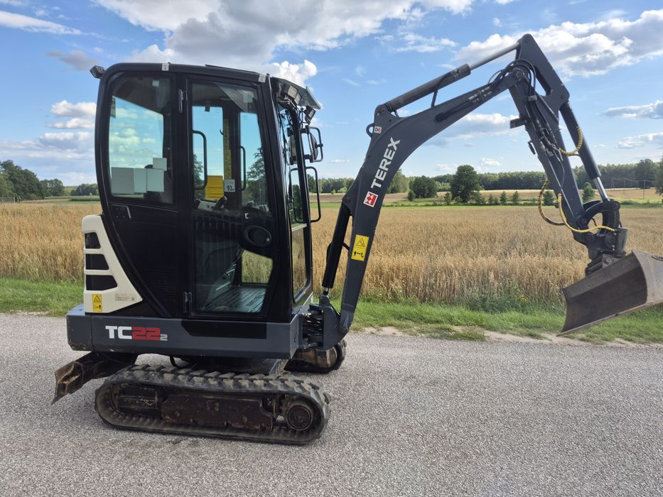 Minikoparka terex tc22 rok 2016