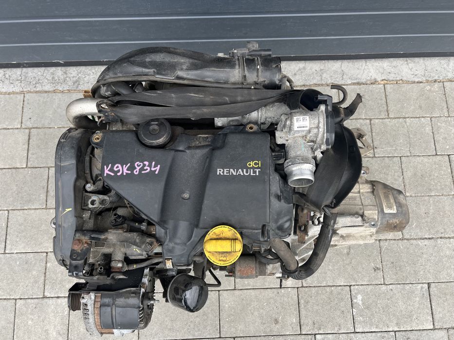 Двигатель двигун мотор 1.5 dci  K9K 834 Delphi evro-5 Renault