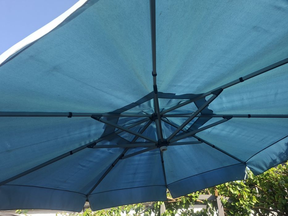 Parasol ogrodowy 3,5m Sun Garden niebieski