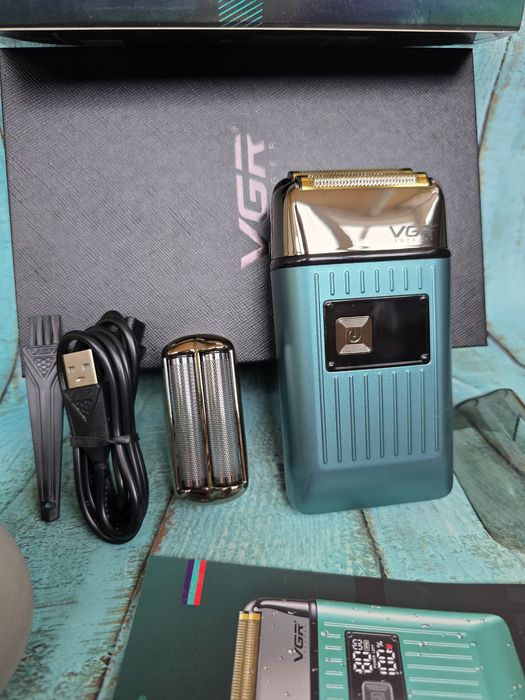 Шейвер vgr 357 оригінал  бритва для голови і бороди з тримером