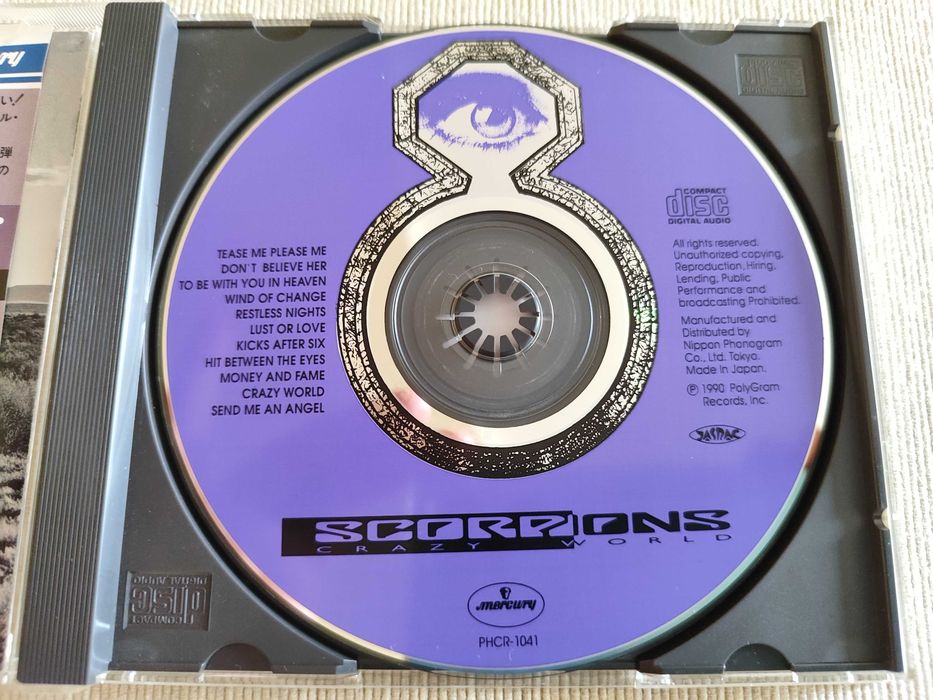 Scorpions - Crazy World (1st Press) Japan