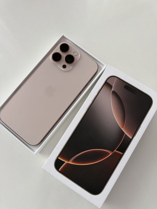 iPhone 16 Pro Max 256GB, ідеальний стан, комплект