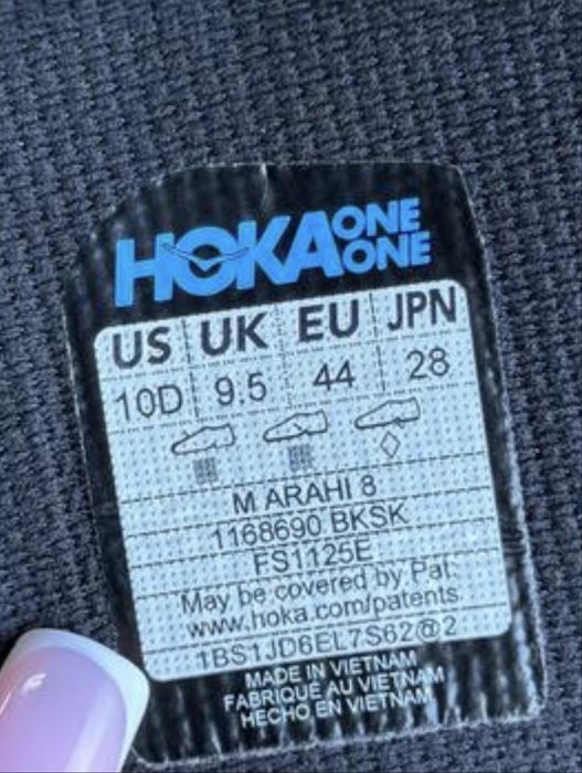Hoka кроссовки оригинал беговые 44  размер