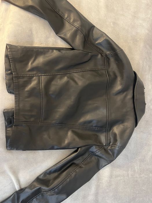 Ramoneska / kurtka skórzana czarna | H&M