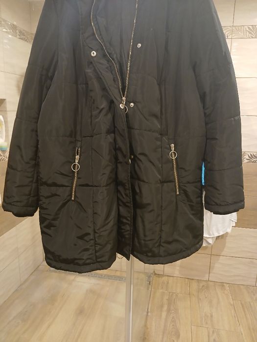 Czarna kurtka zimowa  bonprix  50