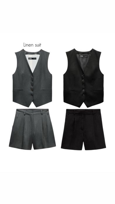 Шорти ZARA з льону