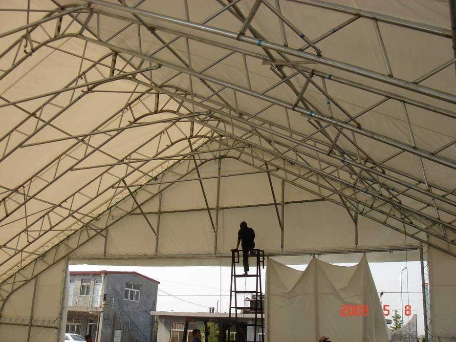 Hangar Namiotowy samoloty 10x15m  Magazyn, Hangar, Garaż hala na bale