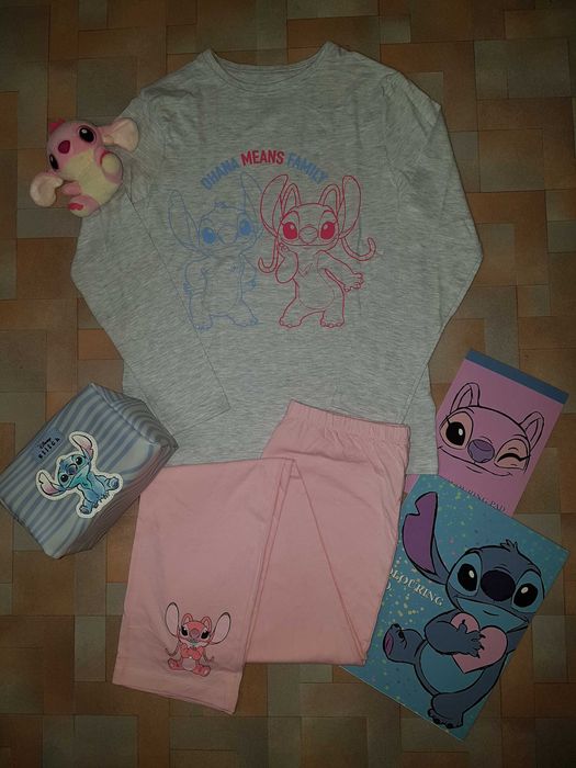 Пижама Disney Стич 10-12 лет 146-152 см, комплект котон Stitch