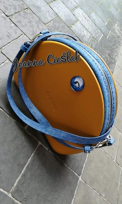 JEANSOWY Nowy eco pasek+łańcuszek+zaczepy do obag moon light glam moon