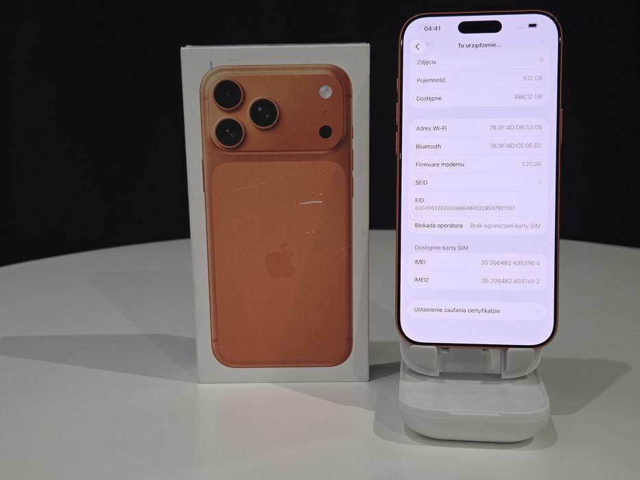 iPhone 17 Pro Max 512GB Cosmic Orange