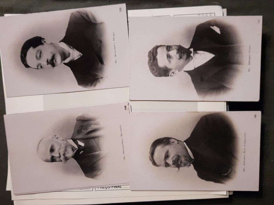 Grande colecção de selos e postais