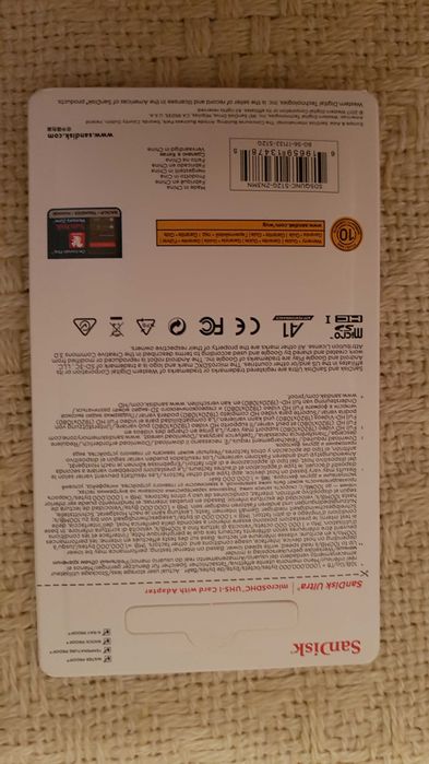 Karta pamięci SANDISK Ultra microSDXC 512GB 100MB/s + adapter