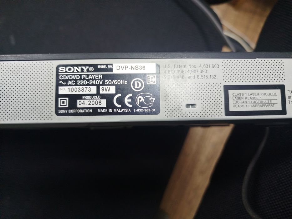 Dvd плеєр sony DVP-NS36
