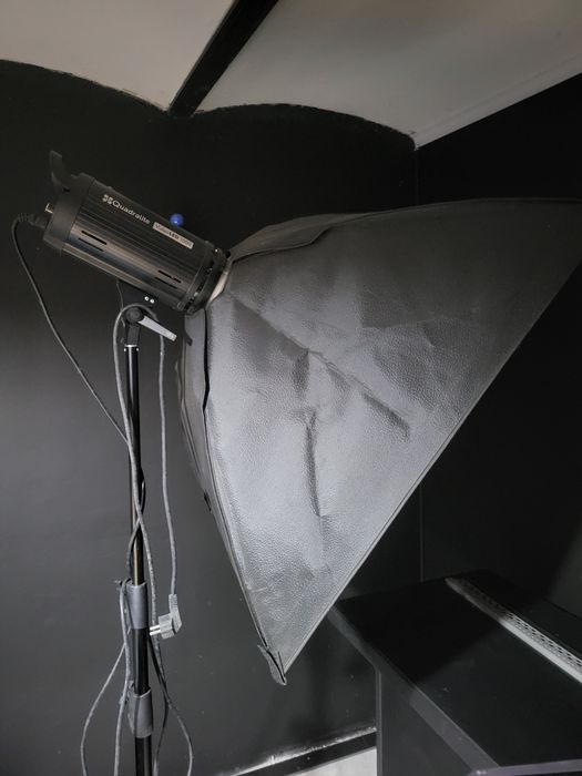 Lampa Quadralite VideoLed 1000  Statyw  Softbox Grid