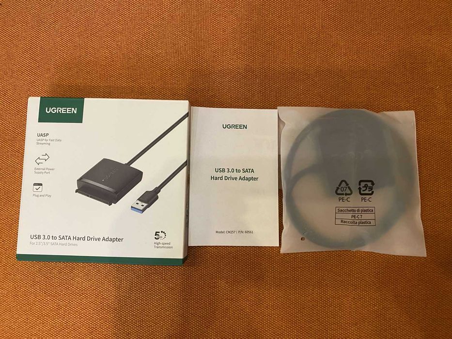 Кабель-адаптер UGREEN SATAІІІ-USB3.0