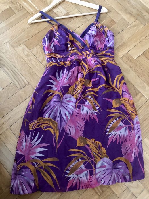 Sukienka 100% jedwab Reserved Premium letnia boho