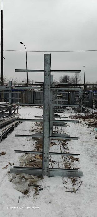 Stojak Regał na profile aluminiowe