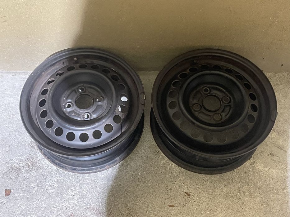 2 jantes de ferro 4x100