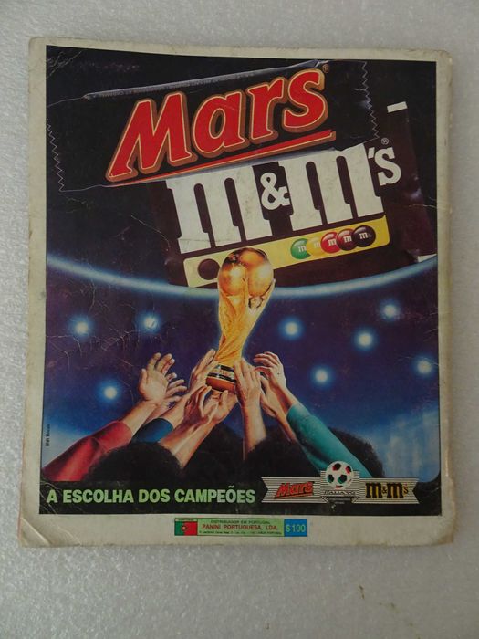 Caderneta de cromos Itália 90 - Panini (tem 301 cromos)