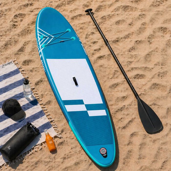 Nowa Deska SUP Pompowana 320 cm Z Akcesoriami Wiosło Pompka Plecak Deska Do Pływania Stand Up Paddle Board Jezioro Morze Joga Fitness